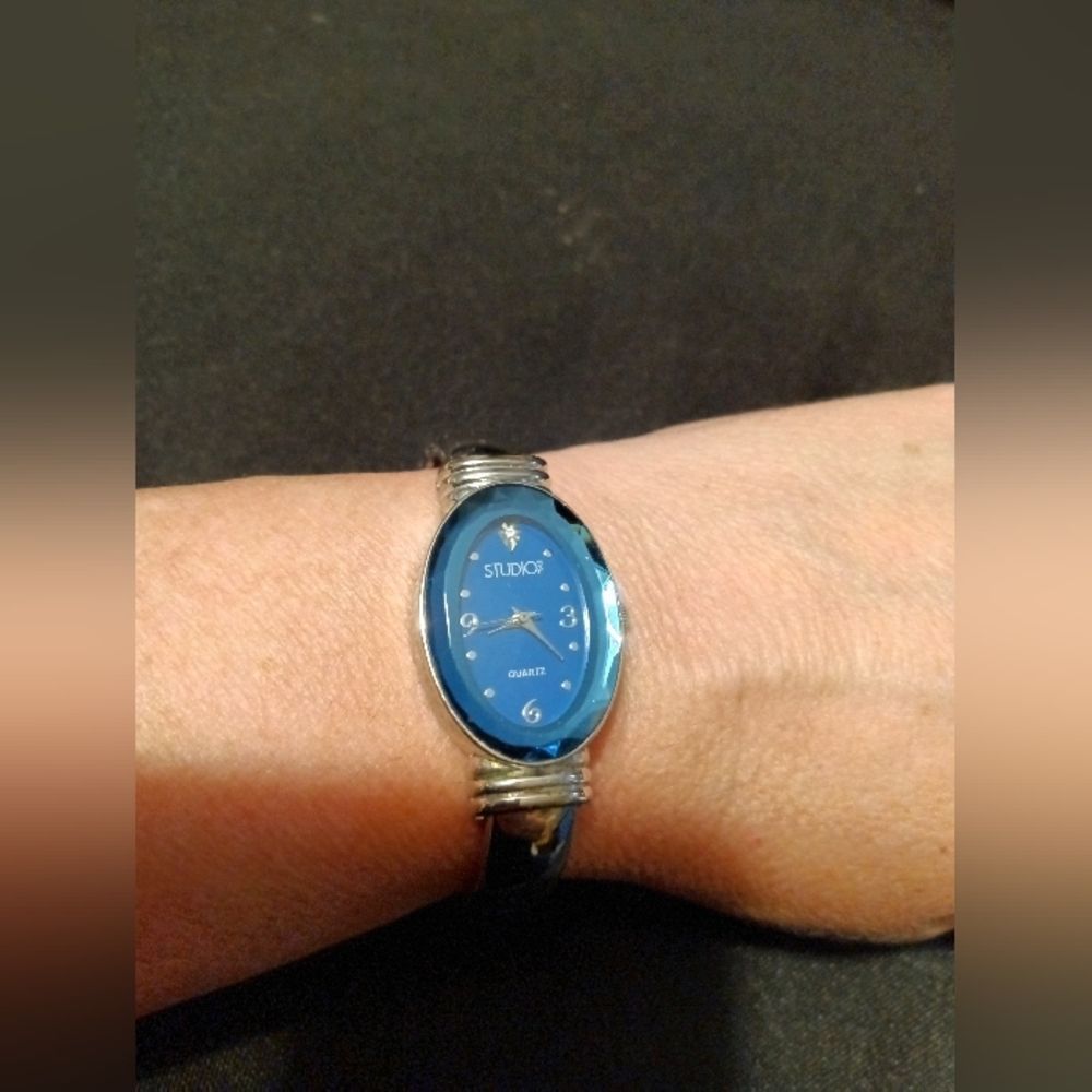 Studio Stainless Steel Cuff Watch